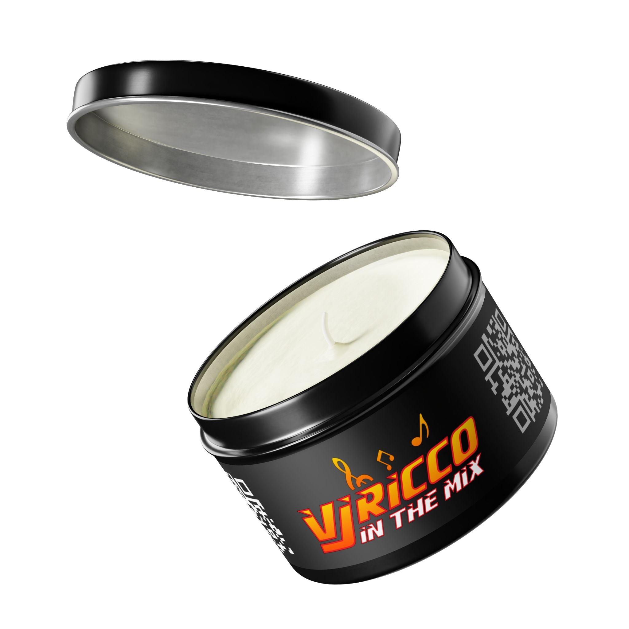 "VJ Ricco" -Themed Tin Candle - Perfect for Relaxation and Gifting